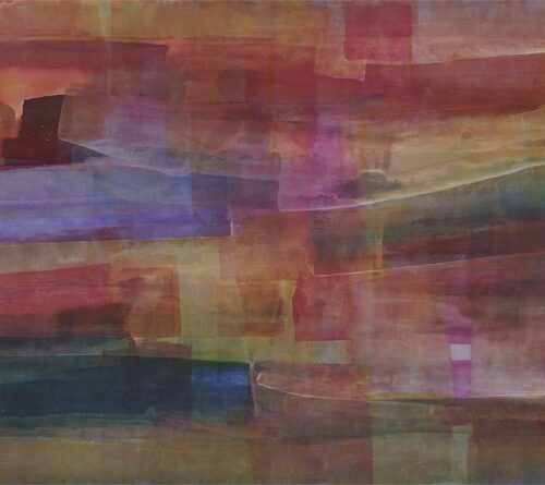 Convergence Stripe Series Acrylic on canvas 67 x 126 inches