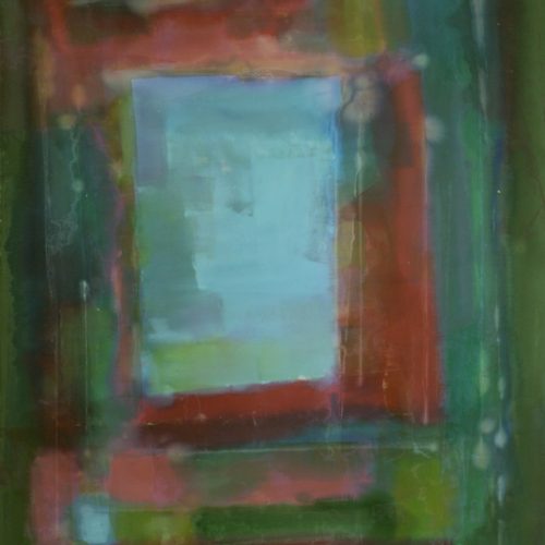 Window to Wonderland Series: Bordered Abstractions Acrylic on canvas