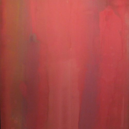 Red Series Acrylic on canvas 55 x 70 inches